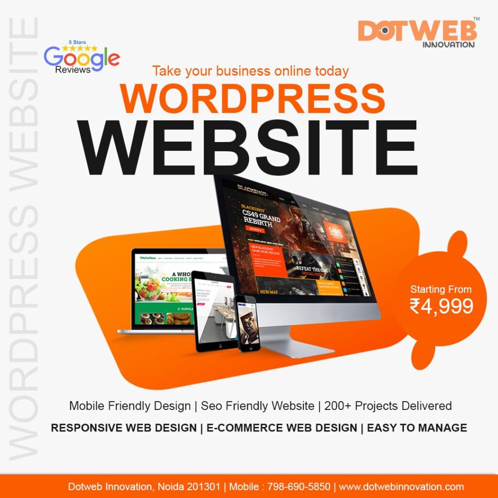 Affordable WordPress Website Design Starting at ₹5000