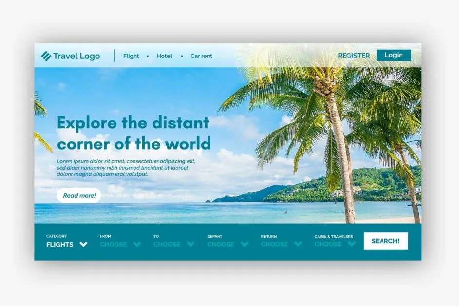 Tour and Travel Website Development in Faridabad